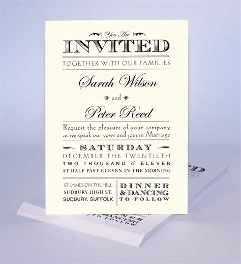 Informal letter invitation wedding | City Of