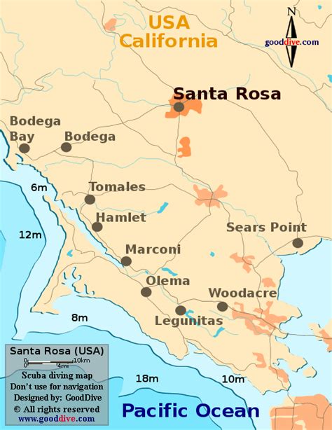 Santa Rosa California Map Topographic Map Of Usa With States