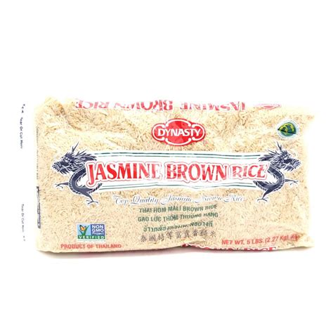 Dynasty Jasmine Brown Rice 5 Lb 227 Kg Well Come Asian Market