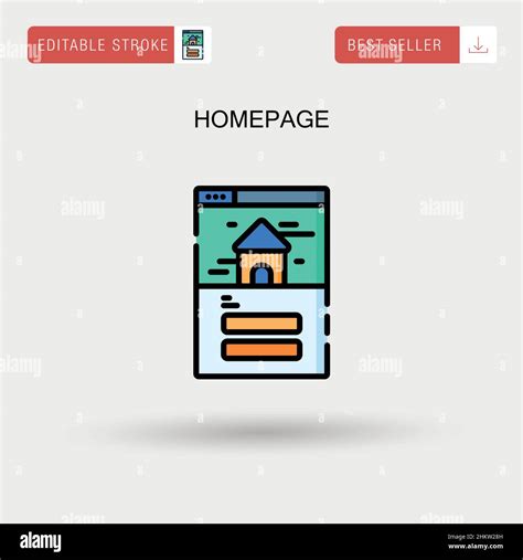 Homepage Stock Vector Images Alamy