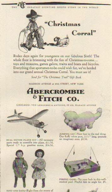 Abercrombie & Fitch Co., 1939 ad | Historiography ...