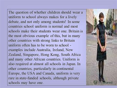 Persuasive Essay On Why We Should Wear School Uniforms