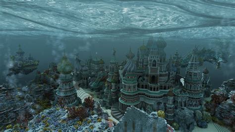 Maybe you would like to learn more about one of these? Faberzhe Palace | Minecraft underwater, Minecraft mountain ...