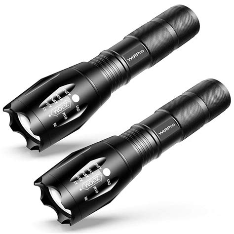 Tactical Flashlight Wdtpro Ultra Bright Handheld Led Flashlight With