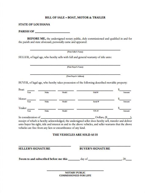 printable bill of sale for trailer that are rare regina blog