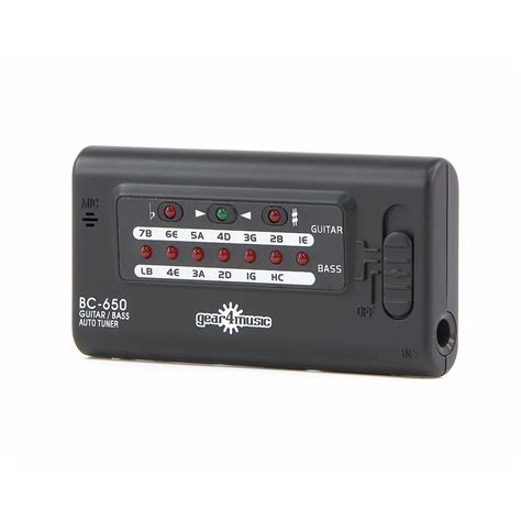 Digital Guitar / Bass Tuner by Gear4music at Gear4music
