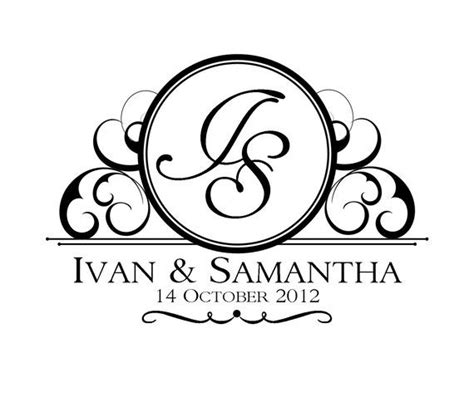 Your wedding logo is only a click away! Custom Wedding Logo Design | Wedding logos, Wedding logo ...