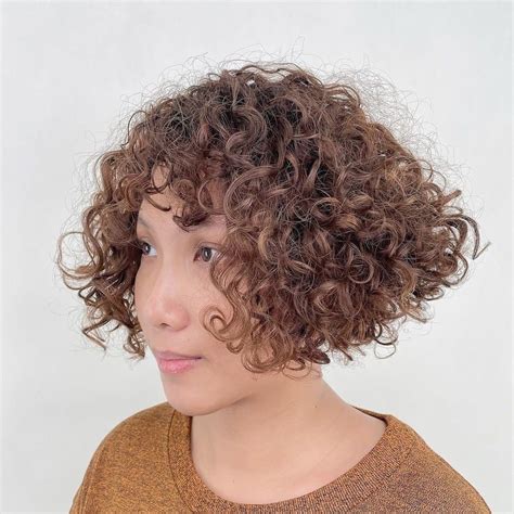 13 Cutest Short Curly Bob Haircuts For Curly Hair Long Thenthe46