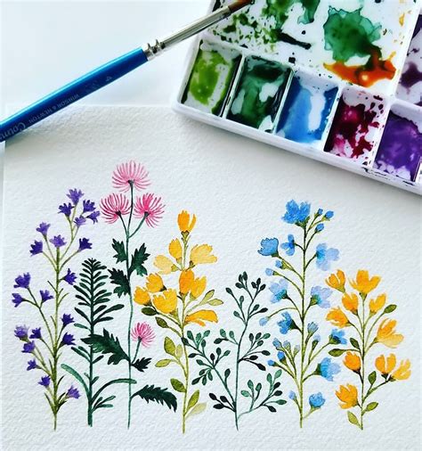 15 Easy Watercolor Flower And Tree Painting Ideas Beautiful Dawn Designs