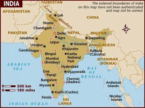 Map Bild Von Indien Landkarte Indien Bild Süd Asien Asia