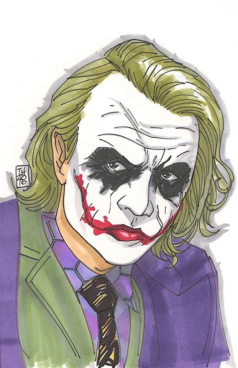 Time lapse drawing of the joker from the dark knight. 35+ Ideas For Heath Ledger Joker Drawing Cartoon | Art Gallery