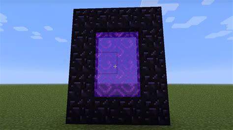 How To Make A Nether Portal In Minecraft Youtube