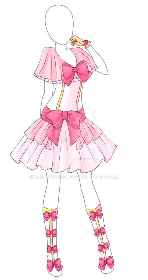 Dress Adoptable 14 Open By Tropic On Deviantart