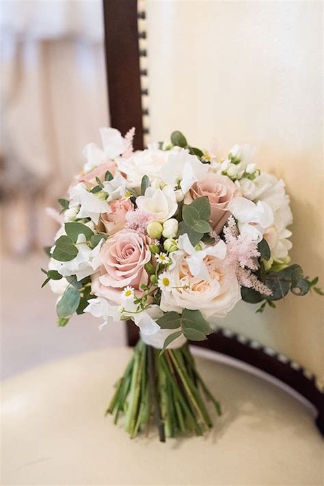 Bouquet Flowers Bride Bridal Pink Rose Beautiful Country