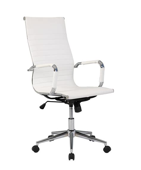 Belleze Modern High Back Ribbed Upholstered Conference Office Chair