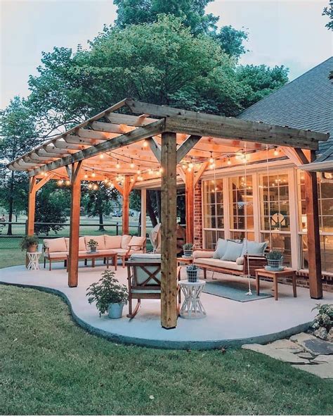 Farmhouse Styles Instagram Profile Post This Outdoor Patio Space Is