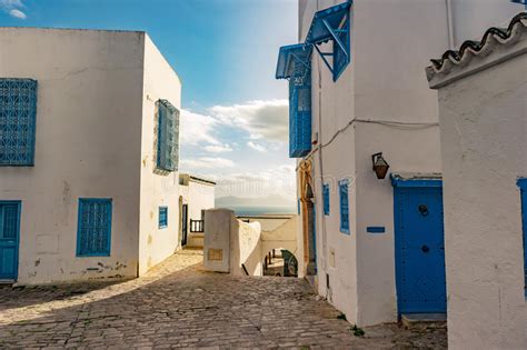 Sidi Bou Said Village De Famouse Avec Larchitecture Tunisienne