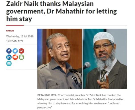 Isu zakir naik di malaysia. Zakir Naik Di Malaysia Dan Orang Melayu Islam - MyRujukan