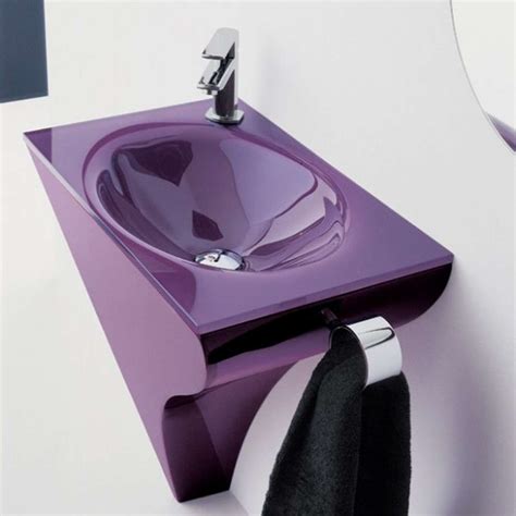 Modern Purple Sink Purple Bathrooms Purple Furniture Purple Home