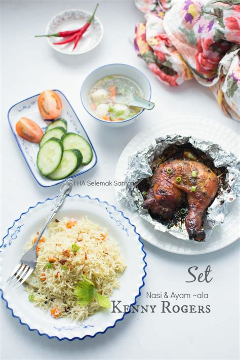 Yang penting kena perap ayam ni lama supaya semua perapan tu. SET NASI & AYAM ala KENNY ROGERS ... Menu lengkap untuk ...