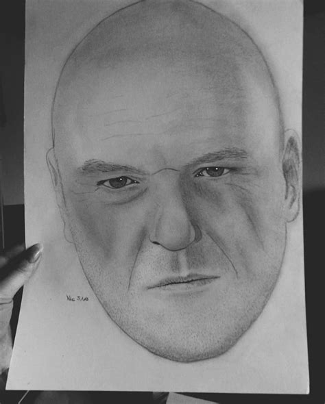 Drawing Of My Favourite Dea Agent Hank Schrader Dean Norris From