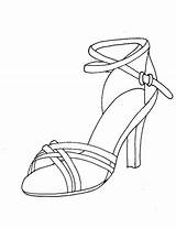 Shoe Coloring Shoes Ballroom Drawing Moda Drawings Ayakkabılar Tasarım Karalama Seç Pano Templates Fantasyinglass sketch template