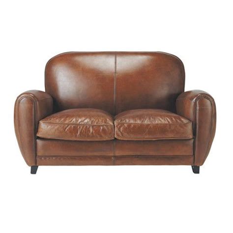 Divani 2 posti | conforama: Divano vintage in cuoio marrone 2 posti | Sofa ...