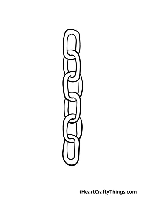 How To Draw A Chain Link RosyandBo Com