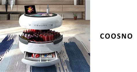 The sobro smart coffee table features a refrigerated drawer, usb ports, led lights, speakers coffee tables come in all shapes and sizes, but ultimately serve the same purpose: Coosno, the Smart Coffee Table Redefined | Indiegogo