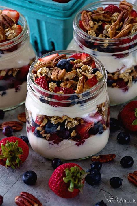 Berry Yogurt Breakfast Parfait Julies Eats And Treats