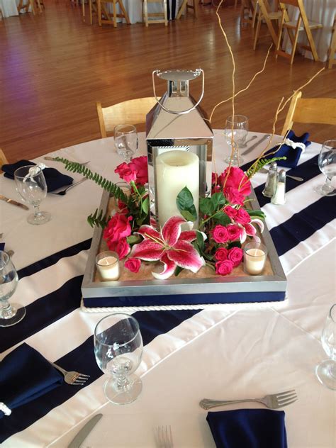 Nautical Floral Centerpieces Wedding Decoration
