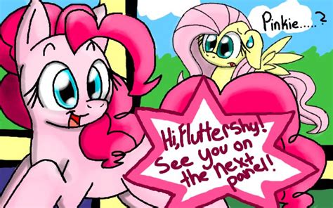Fluttershy And Pinkie Pie Drawn By Nashyumbreon Bronibooru