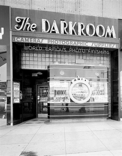 Historic Photo The Dark Room 5370 Wilshire Boulevard Los Angeles