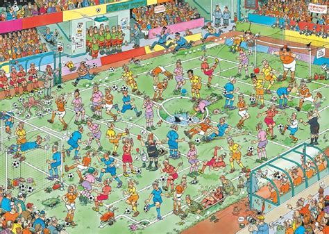 For decades, jan van haasteren has created highly detailed. Jumbo Jan van Haasteren puzzel WK Vrouwenvoetbal 1000 ...