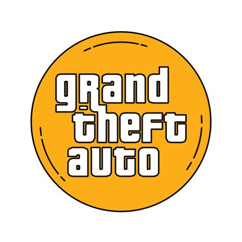 Game Gaming Grandtheftauto Gta Logo Orange Icon Free Download
