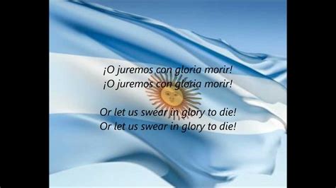 argentine national anthem himno nacional argentino es en youtube