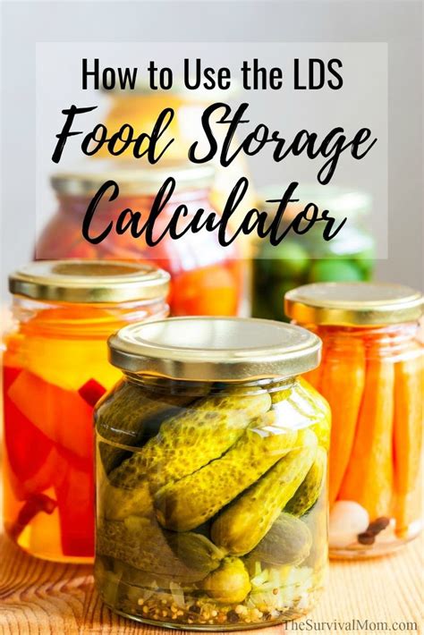 When you think of emergency preparedness foods, you probably don't get too. How to Use the LDS Food Storage Calculator in 2020 | Food ...