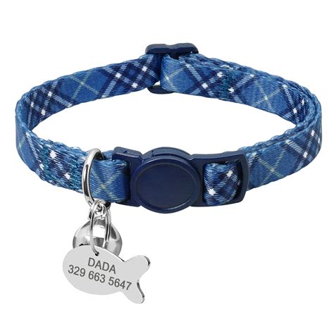 Here you can find personalized cat collars in different styles and materials: Custom Safety Cat Collar Personalized Cute Kitten Puppy ...