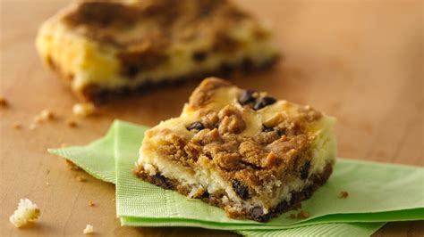 Beat cream cheese, sugar, and egg with a hand mixer until smooth. Chocolate Chip Cheesecake Bars (Crowd Size) recipe from ...