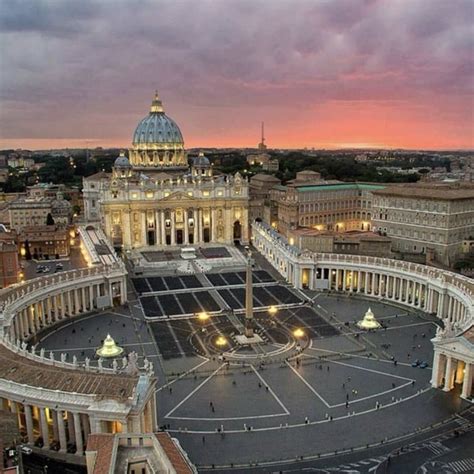 Piazza San Pietro Vaticano Rome Italy Lugares Para Visitar