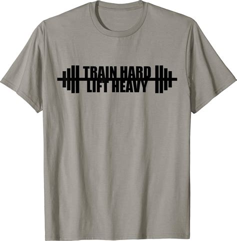 Train Hard Lift Heavy Bodybuilding Powerlifting T Shirt T Shirt
