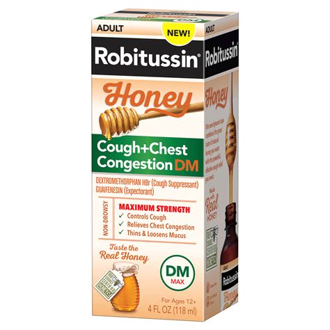 Robitussin Max Honey Cough Syrup 4 Oz Shipt