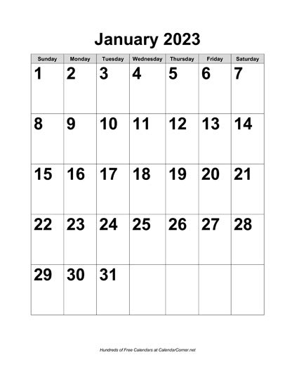 Calendar With Week Numbers 2023