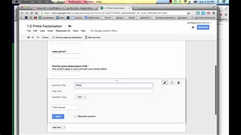 How to Create a Google Form - YouTube