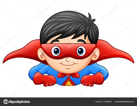 Cartoon Superhero Boy Flying Stock Vector Image By ©dualoro 170995052