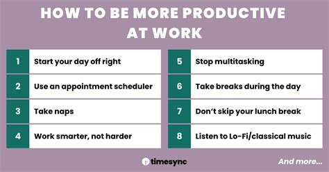 16 Proven Ways To Be More Productive At Work