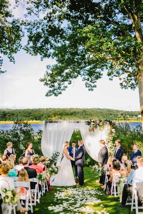 Charming Backyard Wedding On The Water