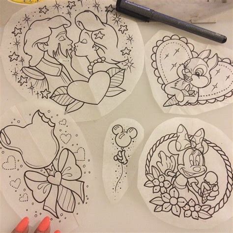 disney tattoos alexstranglers photo on instagram mickey ballon and