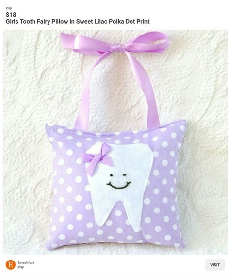 Etsy Tooth Fairy Pillow Pattern Tooth Pillow Tooth Fairy Ts Tooth