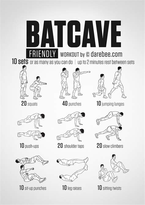 Train like the my hero academia top ranked hero. Batman Workout | Superhero workout, Gym workout tips, Hero ...